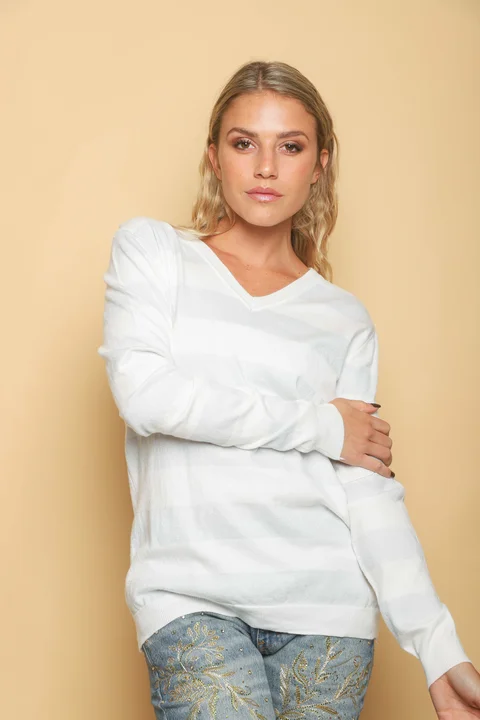 Sweater REGINA Bremer Lurex GUL629