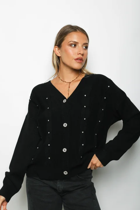 Saco Savina c/Piedra y Boton Brillos GUL805