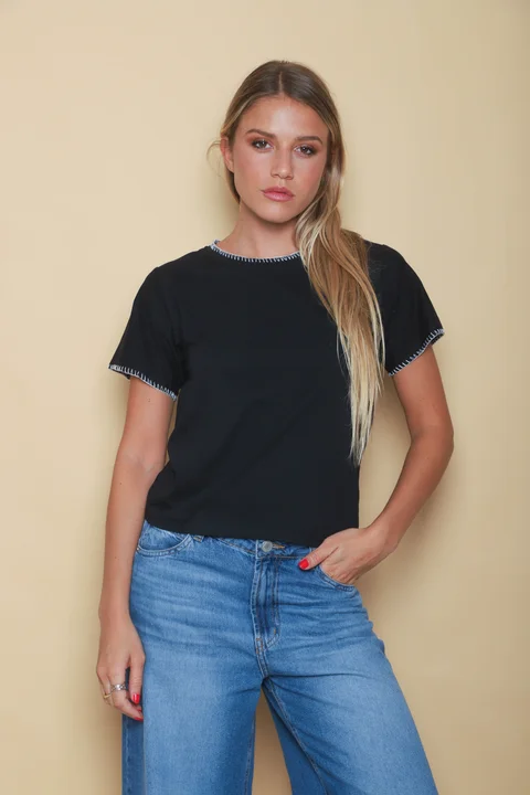 Remera KARTER de Jersey c/ Costura Contratono GU5206