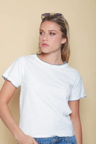 Remera KARTER de Jersey c/ Costura Contratono GU5206 - Vista 5