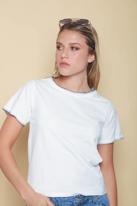 Remera KARTER de Jersey c/ Costura Contratono GU5206