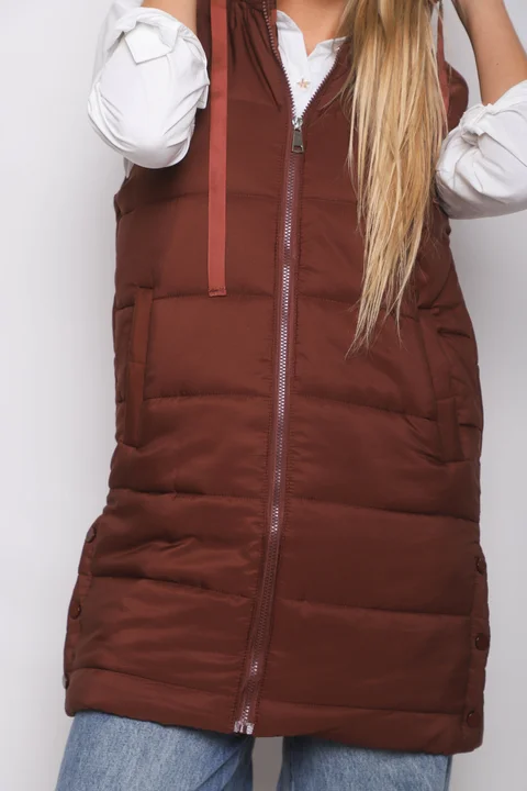 Chaleco Largo Botones ALPES GU98507