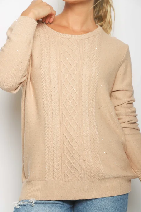 Sweater BENETH c/Brillos GUL818