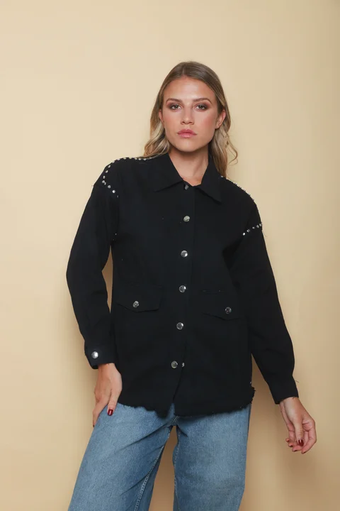 Camisaco RAPSODY gabardina c/tachas GUK70170