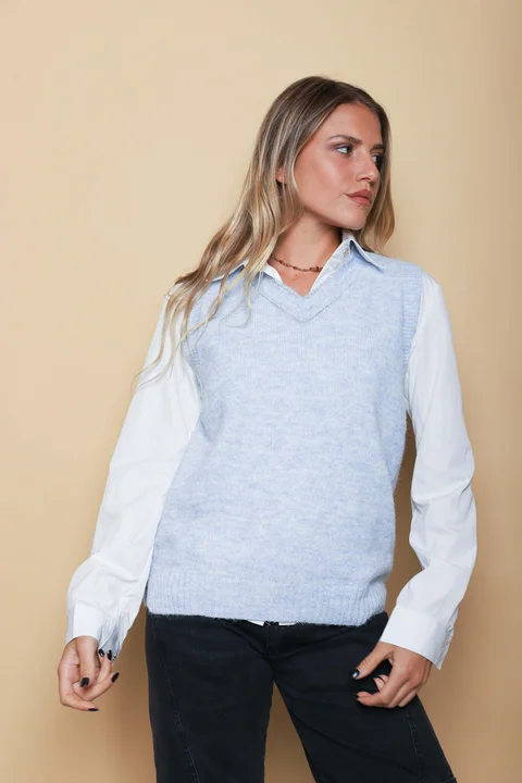 CHALECO ROXY Hilo con Brillos GU806