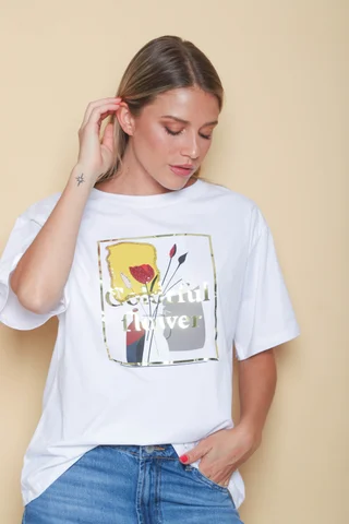 Remeron COLORFULL FLOWER C/ Lentejuelas GU997 - Vista 4