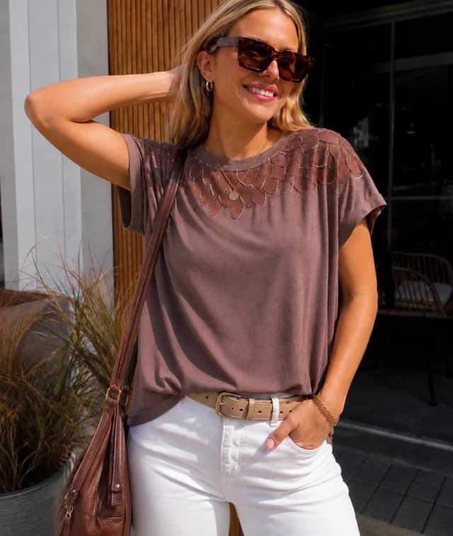 Remeron BURDEOS Modal c/Strass GU23522