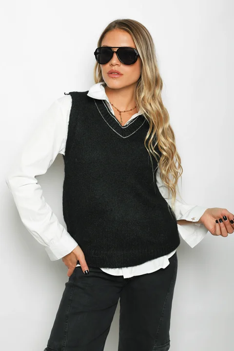 CHALECO ROXY Hilo con Brillos GU806