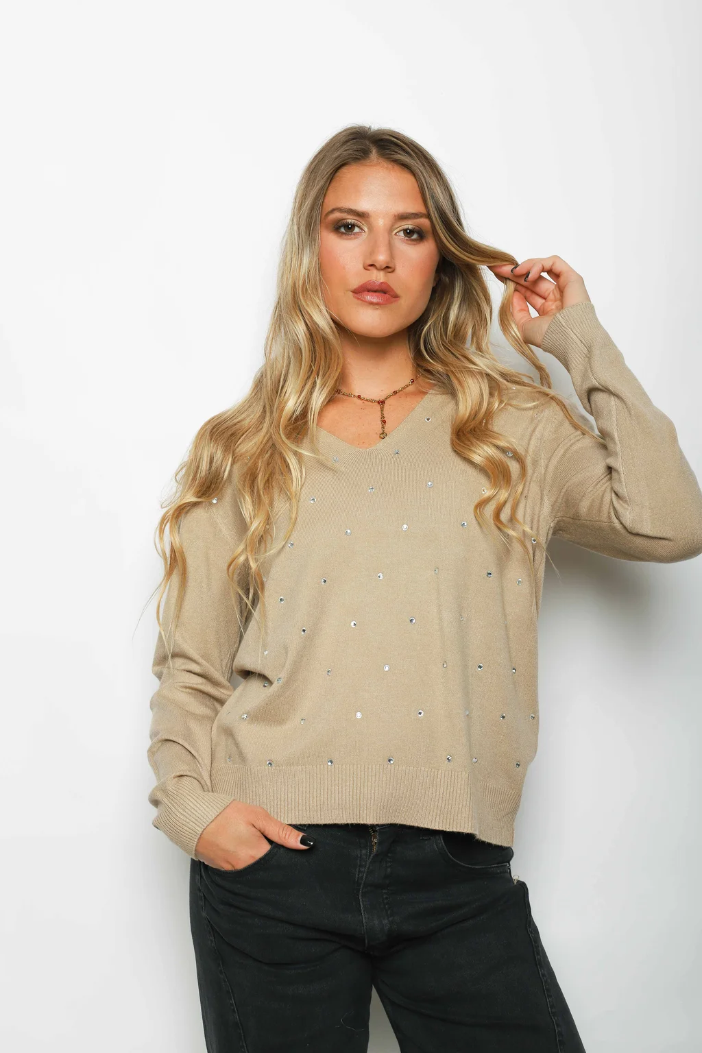 Sweater SENA Bremer c/ Strass GU615