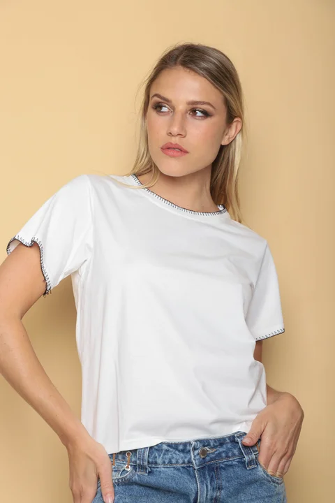 Remera KARTER de Jersey c/ Costura Contratono GU5206