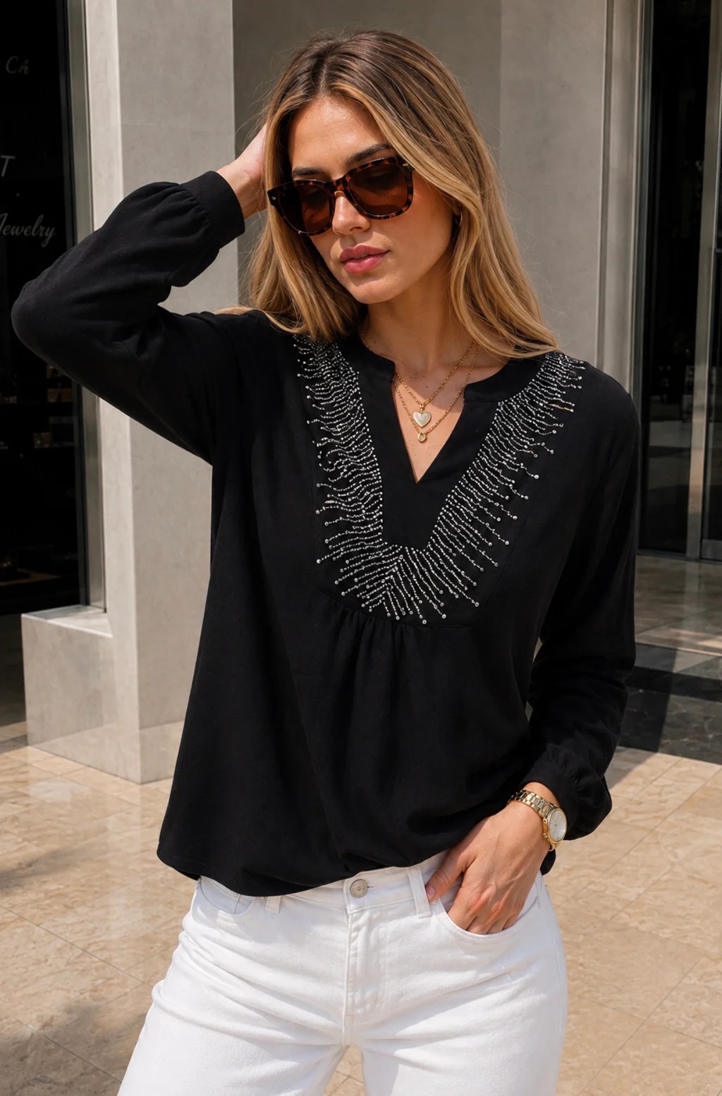Blusa GUILBOA Bordada GU 6217