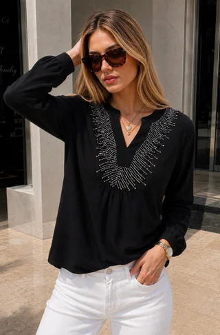 Blusa GUILBOA Bordada GU 6217 - Vista 4