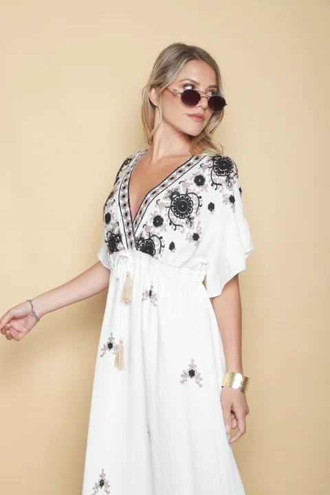 Vestido ZARAGOZA Bordado GU0533