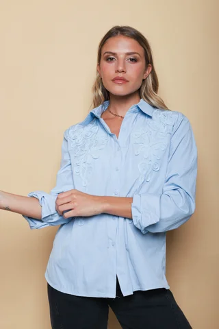 Camisa DUMAS Bordada GUK70231 - Vista 4