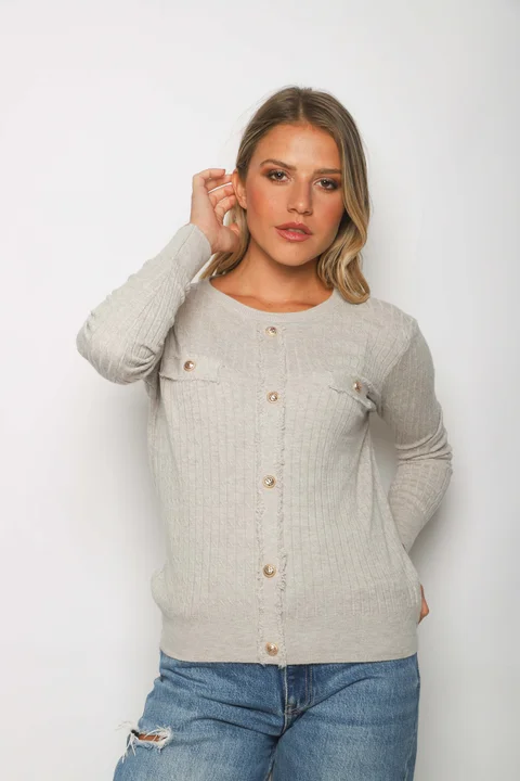 Sweater Saco MONTECARLO Bremer con Botones GU37123