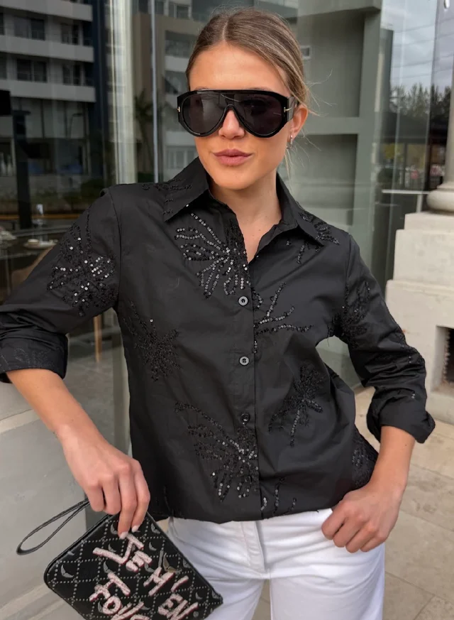 Camisa FLORENTINA Bordada GU278768