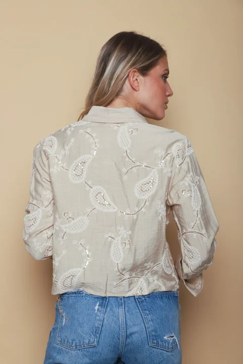 Camisa Bulgara Bordada GUK70133/33013