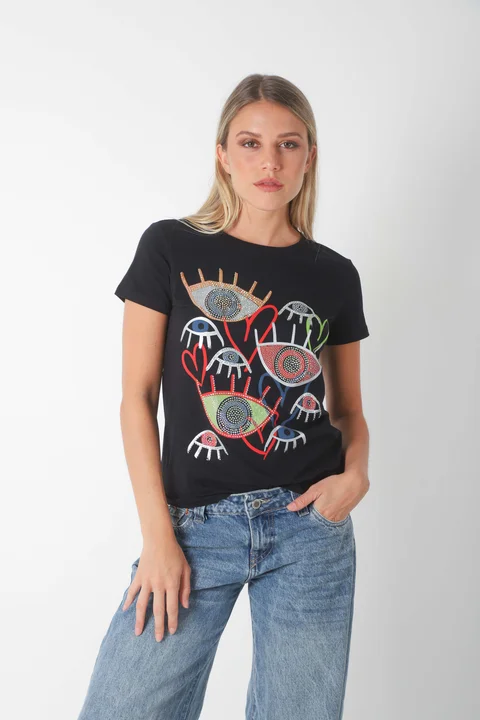 Remera ART C/ Piedras GU7484