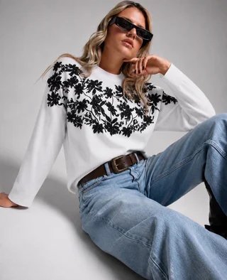 Sweater WONDER Bordado GU405831 - Vista 3