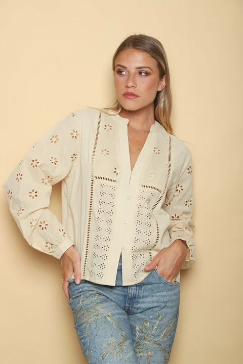 Camisa DARCIL Broderie GU70199