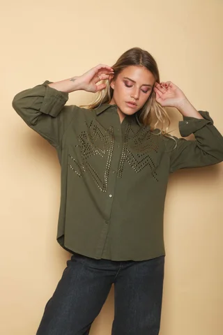 Camisaco Golden Stars Gabardina GUK70095 - Vista 2