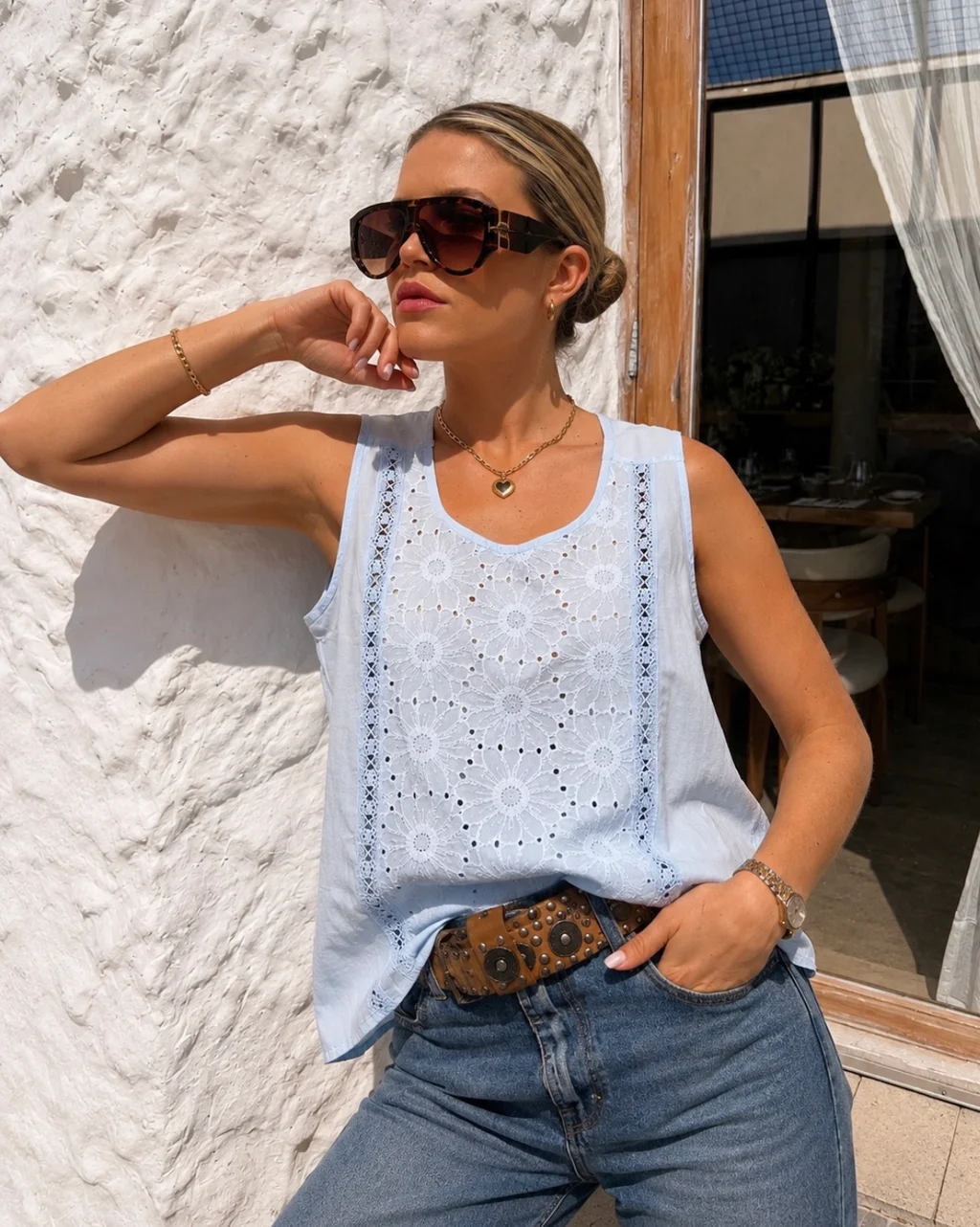Blusa VALLEY Broderie GUK70208