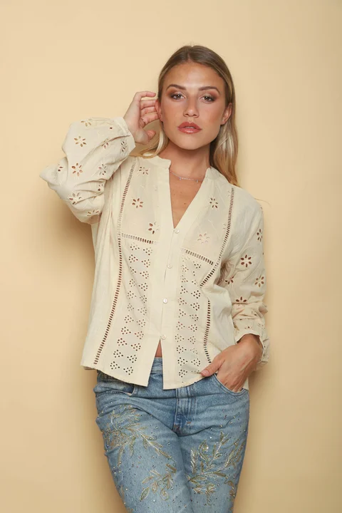 Camisa DARCIL Broderie GU70199