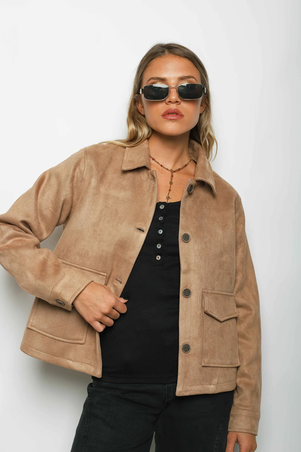 Chaqueta PIEGARI Gamuza Forrada GU571