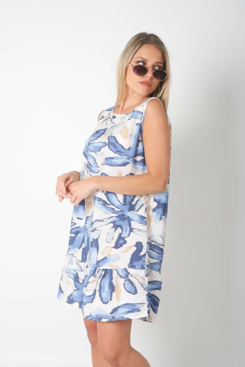 Vestido Weiss Hojas de Satin