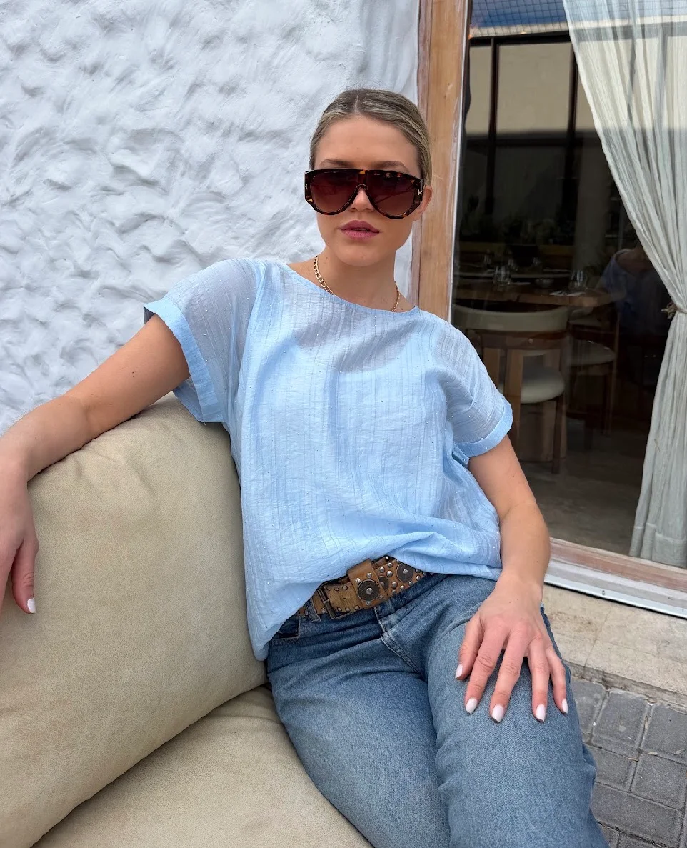 Remera ALICE Premium Bambula con Strass GU6222