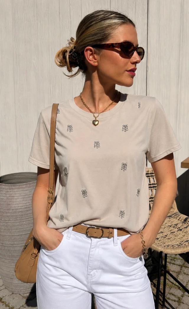 Remera FAIER con Piedras GU70034