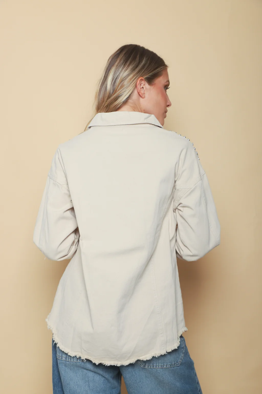 Camisaco RAPSODY gabardina c/tachas GUK70170