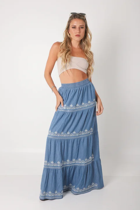 Pollera VAMER deJean Bordada GU0558