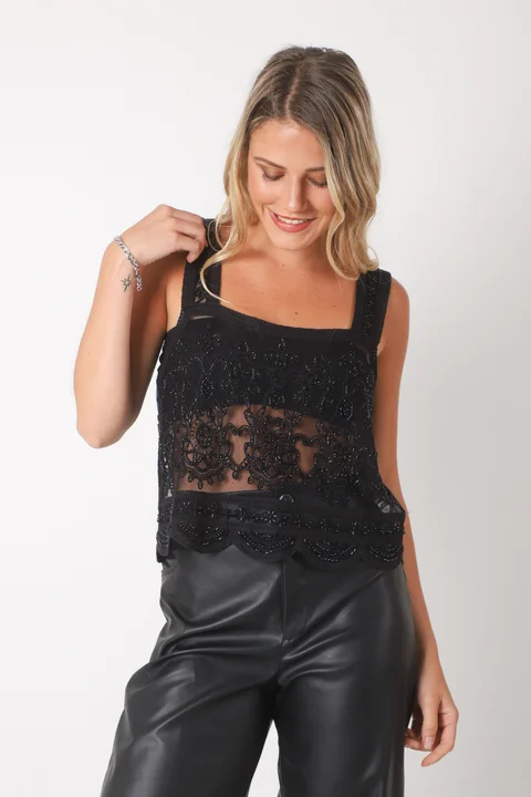 Top FRENESY tull c/canutillo GUCH3008