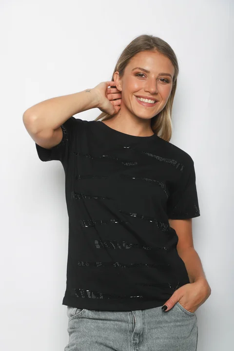 Remera SIDNEY c/strass GV919307