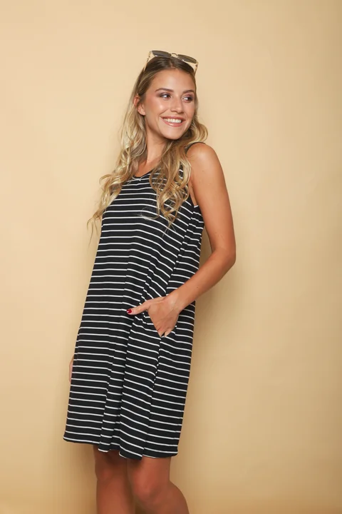 Vestido WAINE Morley Rayado 