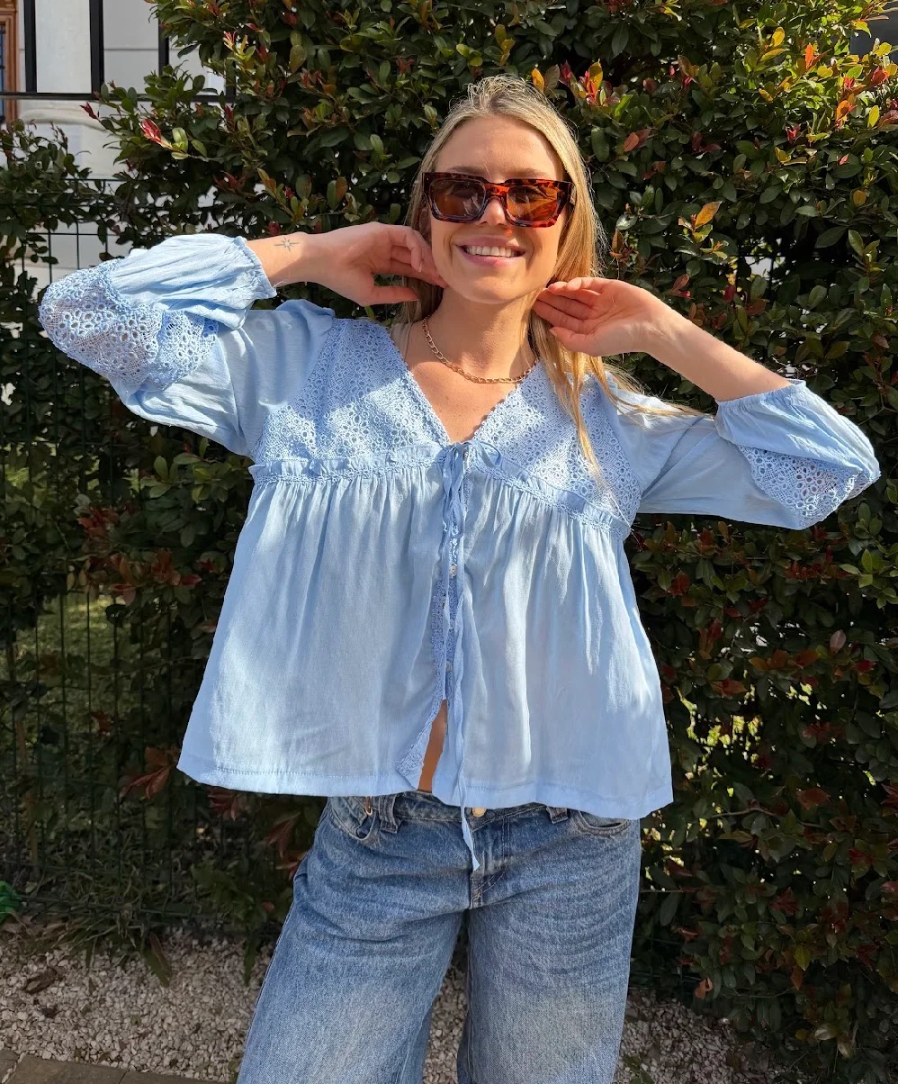 Blusa ROCKET Con Broderie  GU70123