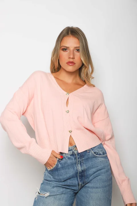 Saco Bremer MAVERICK con Botones Corazon Strass GUL621