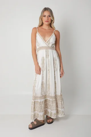 Vestido CARMIN c/bordado GUK70141 - Vista 2