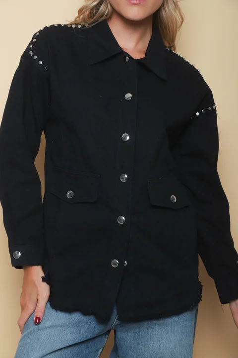 Camisaco RAPSODY gabardina c/tachas GUK70170