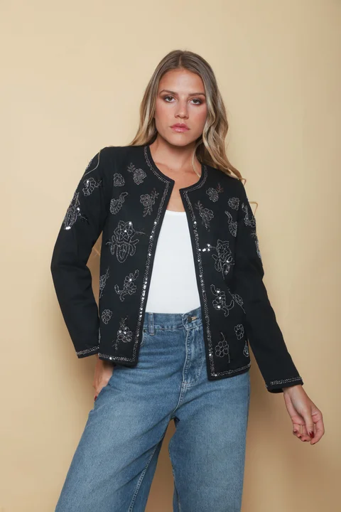 Chaqueta LOREIN Gabardina Bordada GU6004