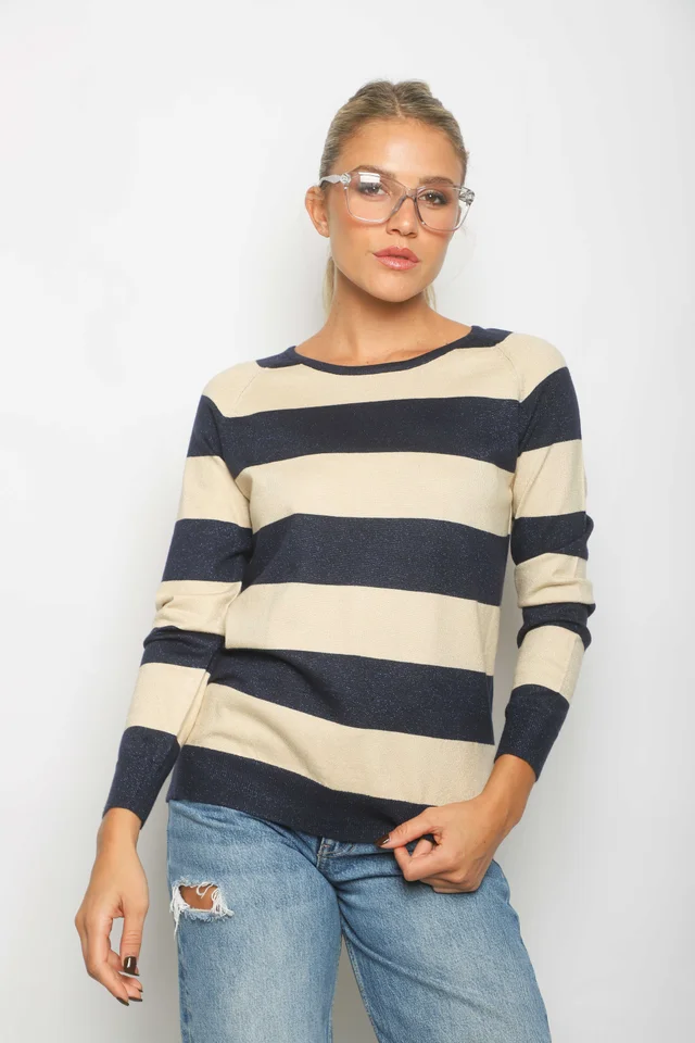 Sweater LOBBIE Rayado Lurex GUL811