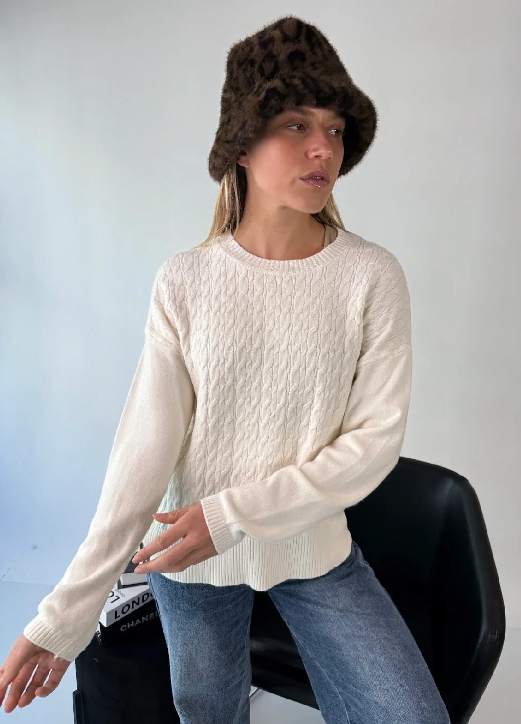 Maxi Sweater MADELEINE Bremer Trenzado GUL819