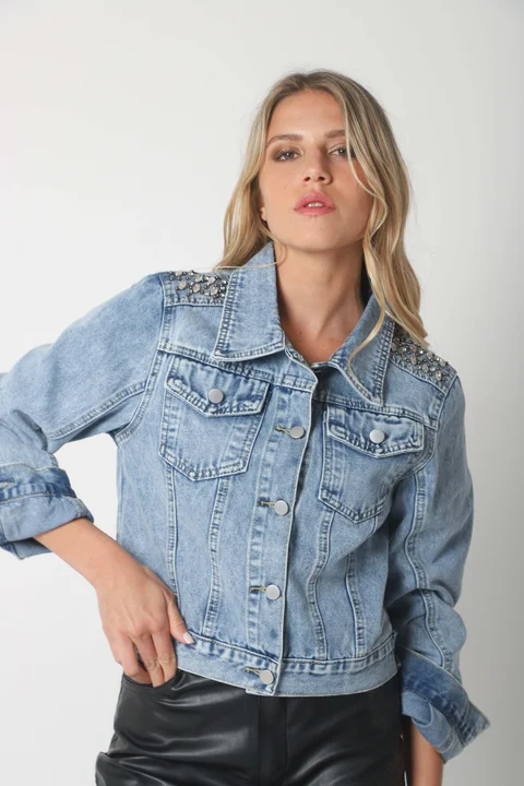 Campera JEAN VERSALLES C/ Piedras C12_1