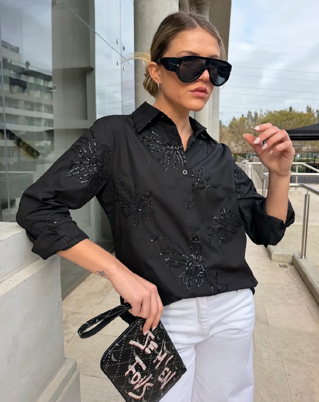 Camisa FLORENTINA Bordada GU278768