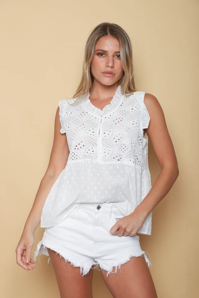 Blusa YUKI Broderie Bordada GU70210