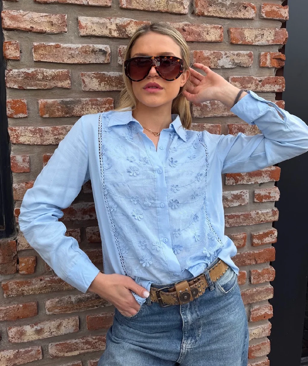 Camisa NIZA Bordada GUK148