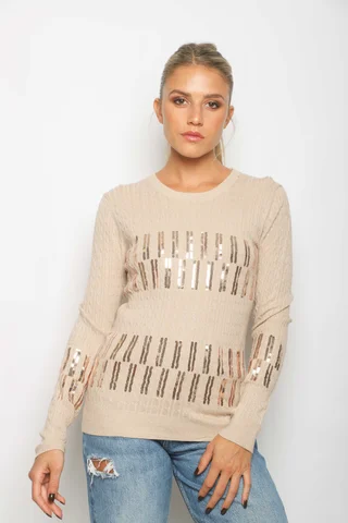 Sweater DINORA Lurex c/ Lentejuelas GU828 - Vista 1