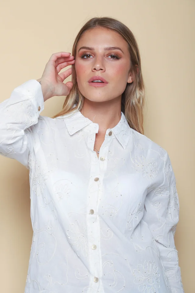 Camisa PRINCESS Bordada GU5177