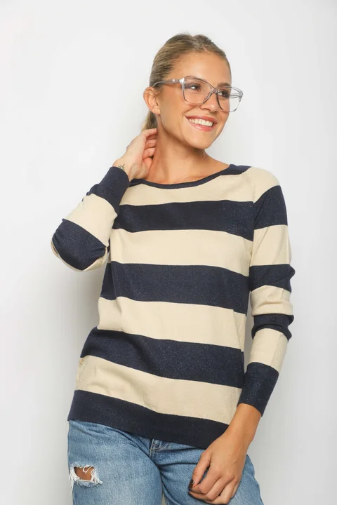 Sweater LOBBIE Rayado Lurex GUL811
